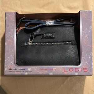NIB Lodis Black Crossbody Bag